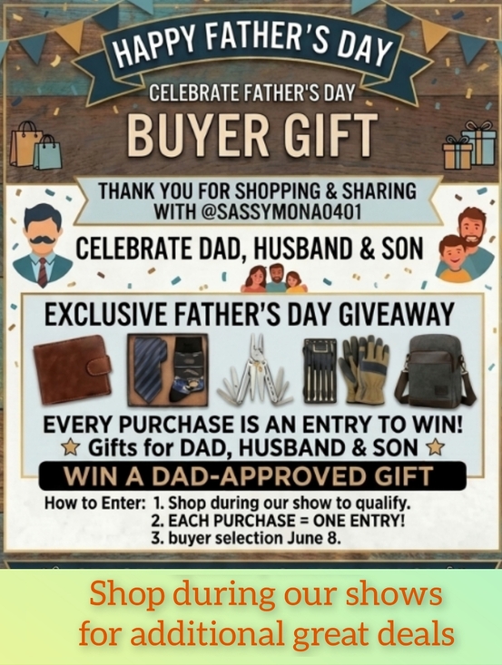All Brands Other - June 8th- Father's Day Mystery Gift - Shop every Monday